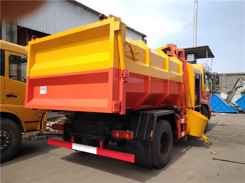 掛桶式10方污泥清運車
