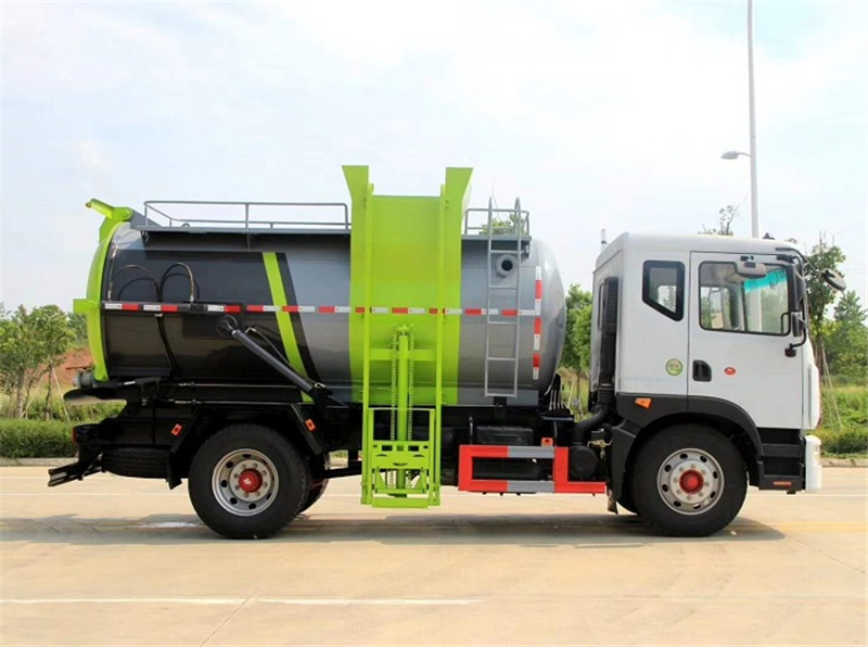 東風8.5方餐廚垃圾車(圓罐)